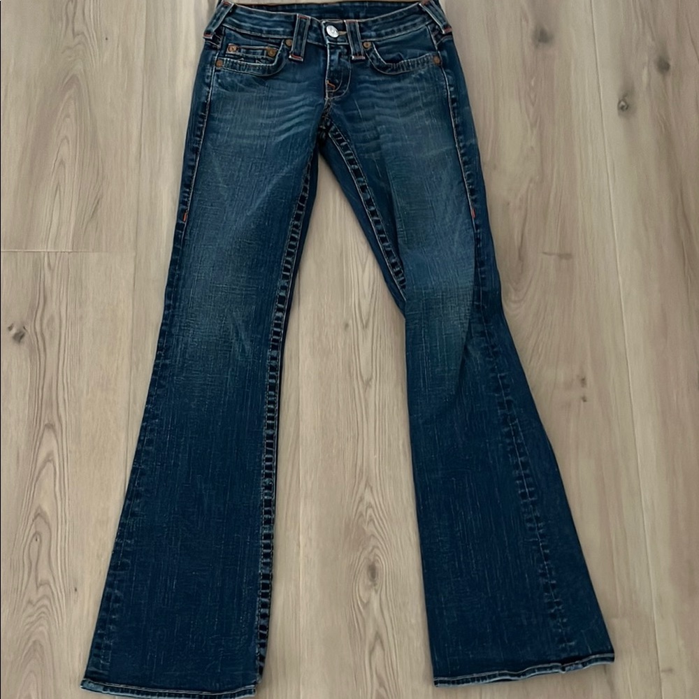 Women's Blue Flared Jeans